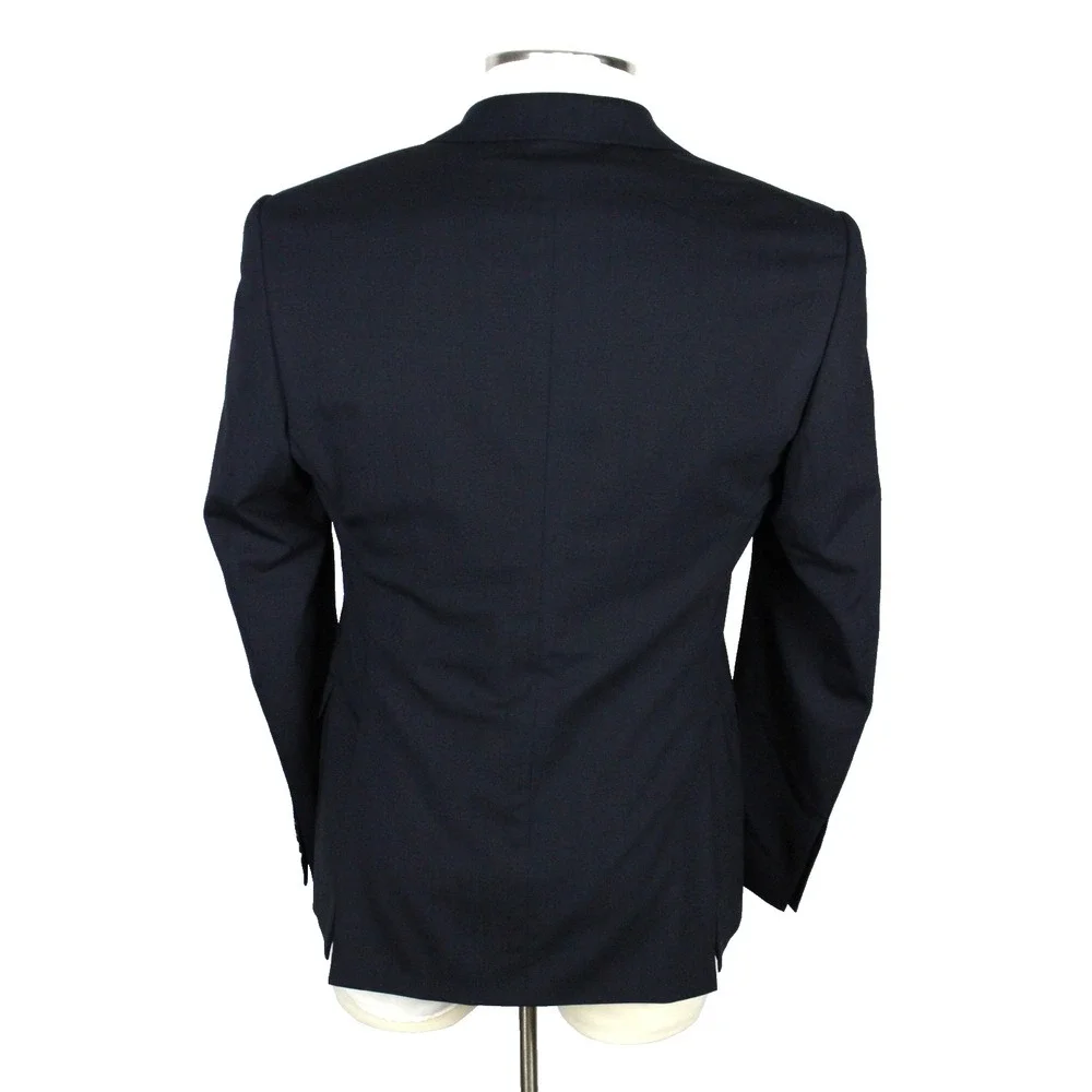 Emporio Armani Blazer 40 R (50 EU) Mens Navy Wool M Line Slim Fit Sport Coat